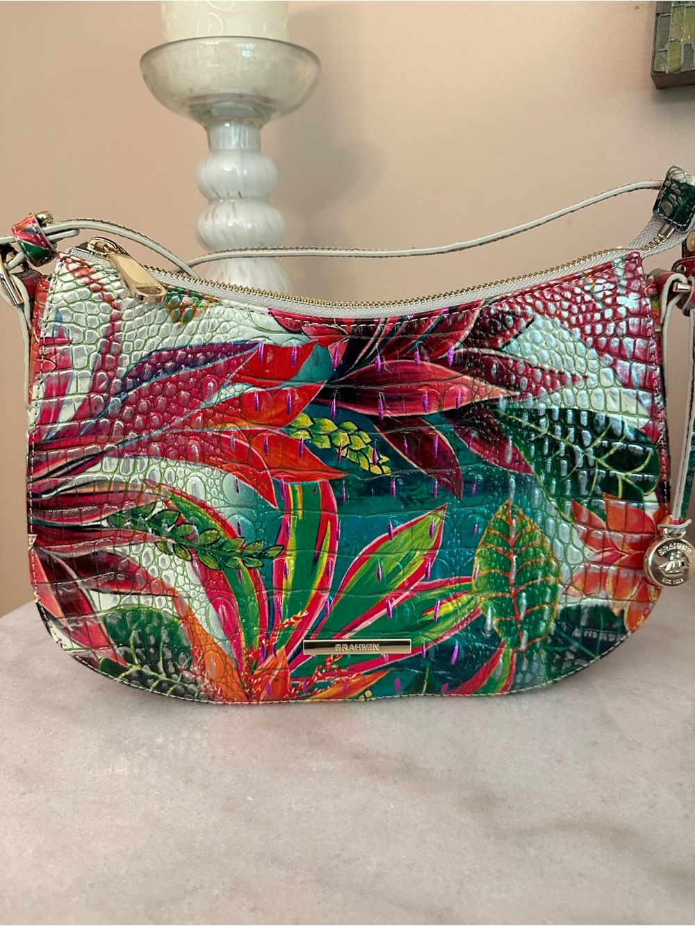 💜🧡 EUC Gorgeous Brahmin Shayna Crossbody in Utopia! 🧡💜
